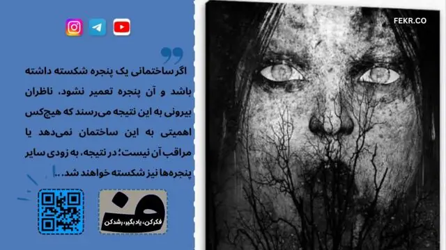 نظریه پنجره های شکسته